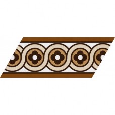 Плитка 9*20,5 Chevron Patchwork Color Derecho 23213
